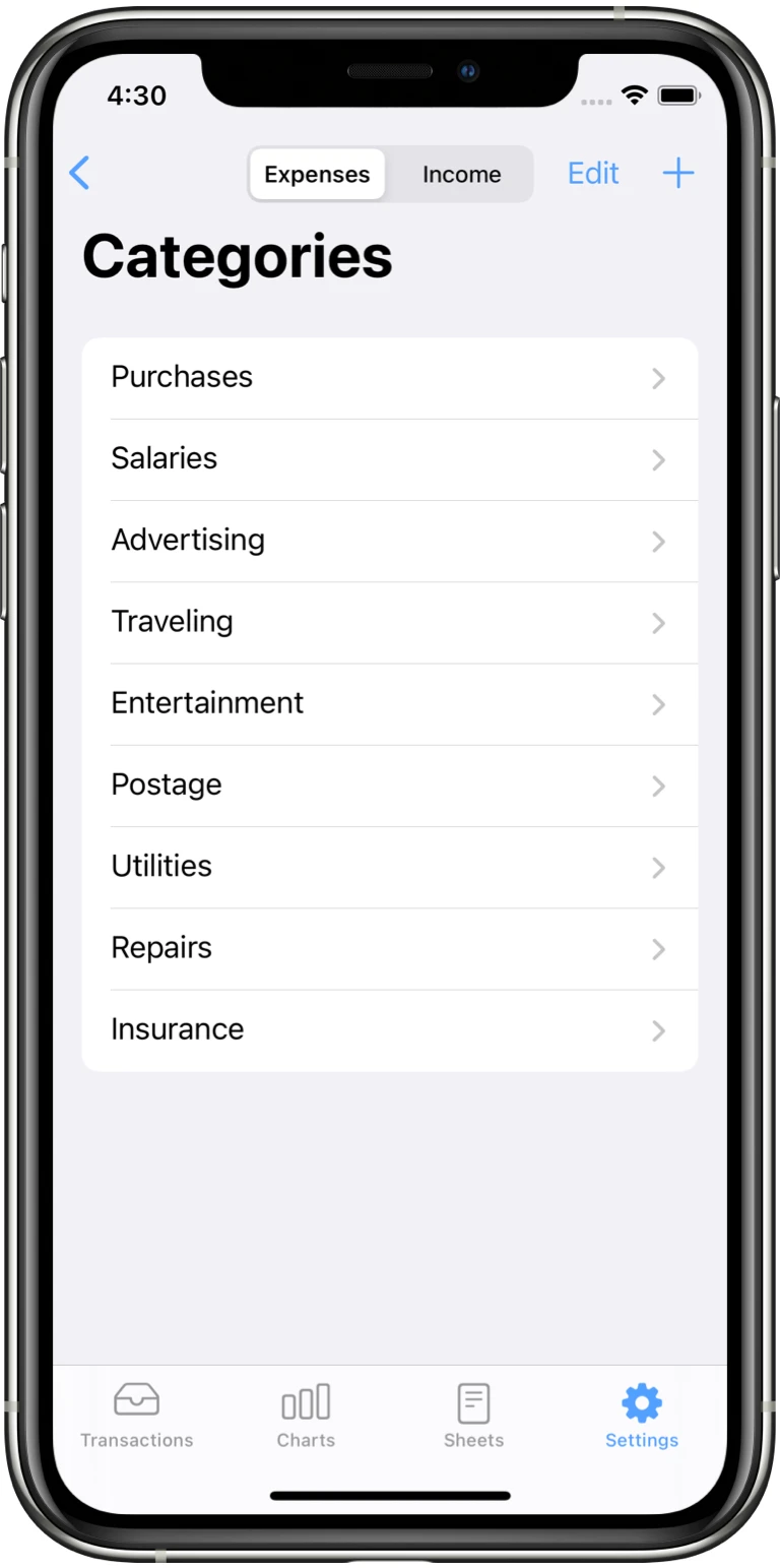 Customize accounts freely.